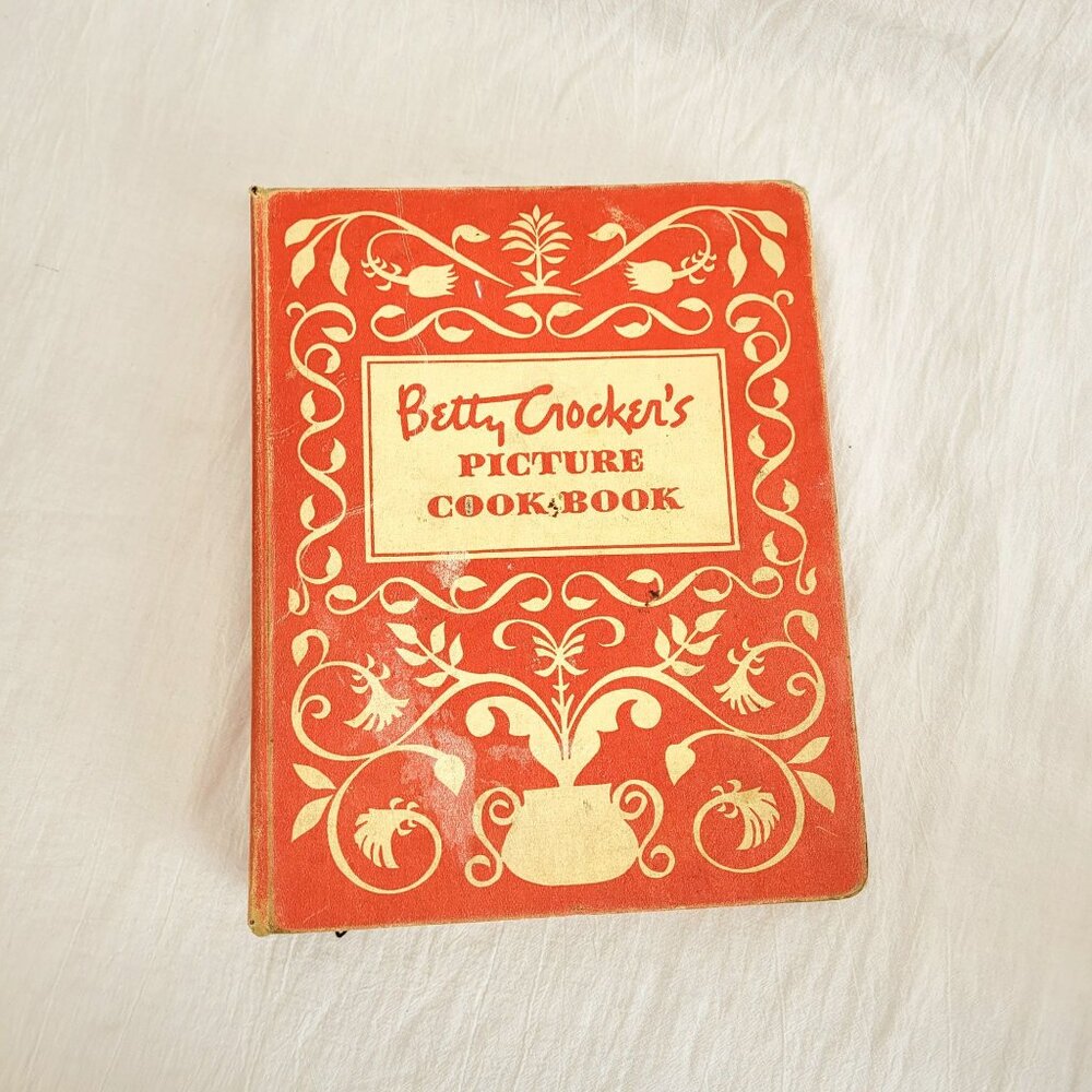 Betty Crockers Picture Cook Book Vintage 1950s Spiral Bound Hardcover